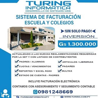 Sistema para escuelas y colegios